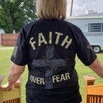 Faith Over Fear Patriotic T-Shirt for Veterans