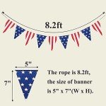 American Stars and Stripes Flag Bunting Garland