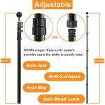 25FT Heavy Duty Telescoping Flag Pole with Flag