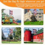 25FT Heavy Duty Telescoping Flag Pole with Flag