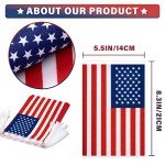Festive American String Flag Banner for Events