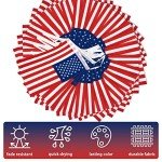 Festive American String Flag Banner for Events
