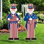 Large 4th of July Patriotic Yard Sign
