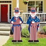 Large 4th of July Patriotic Yard Sign