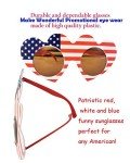 12 Pack American Flag Sunglasses for Patriotic Parties