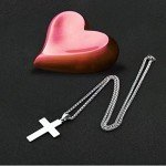 American Flag Cross Pendant Necklace for Men