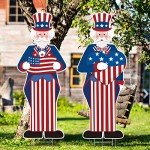 Large 4th of July Patriotic Yard Sign