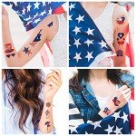 90 Pcs Patriotic Temporary Tattoos for Celebrations