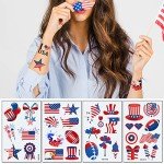 90 Pcs Patriotic Temporary Tattoos for Celebrations