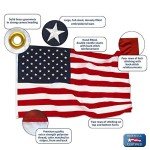 American Flag SolarGuard Nylon Flag & Pole Kit