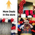 Red Latex Balloons - 100 Pack for Patriotic Events