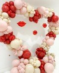 Red Latex Balloons - 100 Pack for Patriotic Events