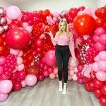 Red Latex Balloons - 100 Pack for Patriotic Events