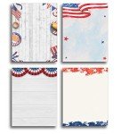 American Patriotic Printer Paper Variety Pack - 80 Sheets