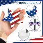 Red, White, and Blue Wooden Star Decor Set