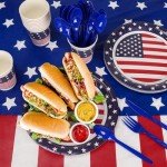 152-Piece American Flag Party Supplies Set