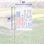 In This House We Stand Garden Flag