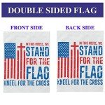 In This House We Stand Garden Flag