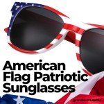Patriotic American Flag Sunglasses - Combo Pack