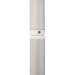 Patriotic 5' Brushed Aluminum Flagpole with Mount