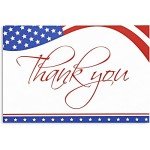 120 Patriotic Thank You Cards with Envelopes