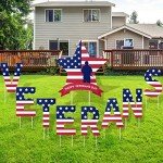 9-Piece Veterans Day Yard Sign Set