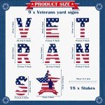 9-Piece Veterans Day Yard Sign Set