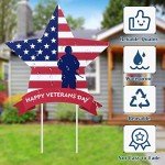 9-Piece Veterans Day Yard Sign Set