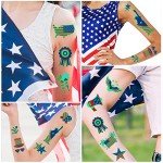 70PCS 4th of July Glow Tattoos & Party Supplies
