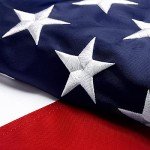 Heavy Duty 4x6 American Flag with Embroidered Stars