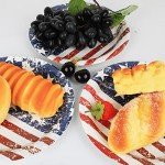 24pc Patriotic 4th of July Disposable Plate Set