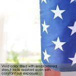 Set of 2 American Flag 60-Inch Windsocks