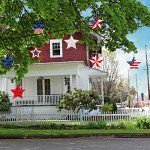 16 Pcs Patriotic Star Yard Signs for Holidays