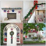 16 Pcs Patriotic Star Yard Signs for Holidays