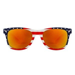 USA Flag Sunglasses with Trump Logo - Patriotic Style