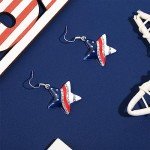Patriotic Star Earrings for Independence Day Celebration