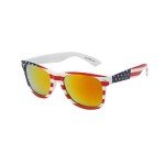 USA Flag Sunglasses with Trump Logo - Patriotic Style