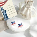 Patriotic Star Earrings for Independence Day Celebration