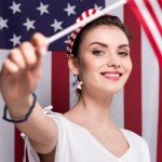 Patriotic Star Earrings for Independence Day Celebration