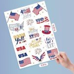 Glitter Patriotic Temporary Tattoos for Celebrations