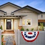 USA American Flag Bunting for Outdoor Decor