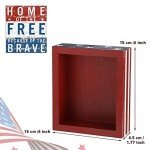 Wooden Patriotic Block Sign - Home of the Free