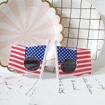 American Flag Sunglasses - 8pc Patriotic Party Set