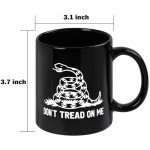 Don't Tread On Me Patriot Coffee Mug - 11 Oz