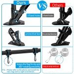 ZMTECH 6 FT Tangle-Free Stainless Steel Flag Poles