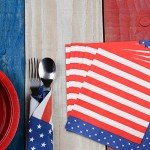 40 Count American Flag Paper Napkins for Celebrations