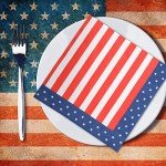 40 Count American Flag Paper Napkins for Celebrations