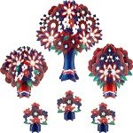 Red, White & Blue Patriotic Party Centerpiece