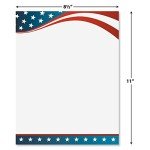 Patriotic Letter Papers Set for 4th of July