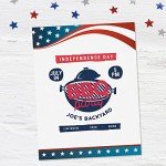 Patriotic Letter Papers Set for 4th of July
